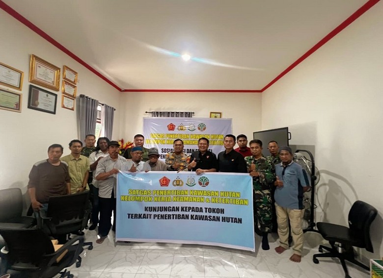 Satgas PKH Hadir di Tengah Masyarakat Terdampak Penertiban Kawasan Hutan